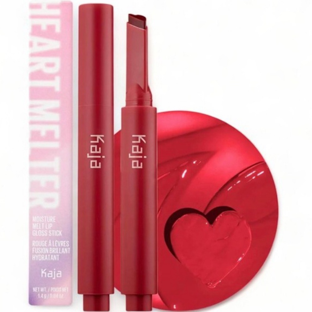 Kaja Heart Melter Lip Gloss Stick in Too Hot